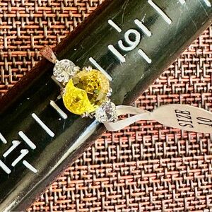 Fragrant Jewels Yellow and Silver Ring